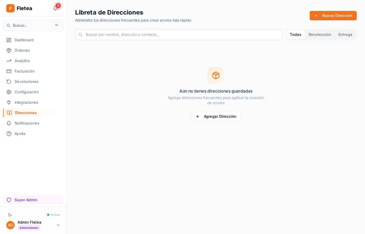 Libreta de direcciones